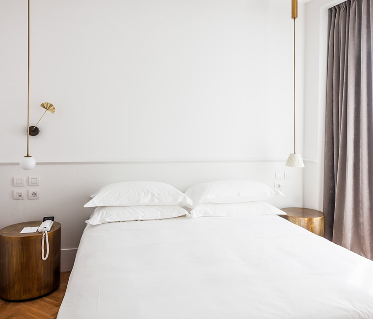 Senato Hotel Milano двухспальная кровать номера Classic