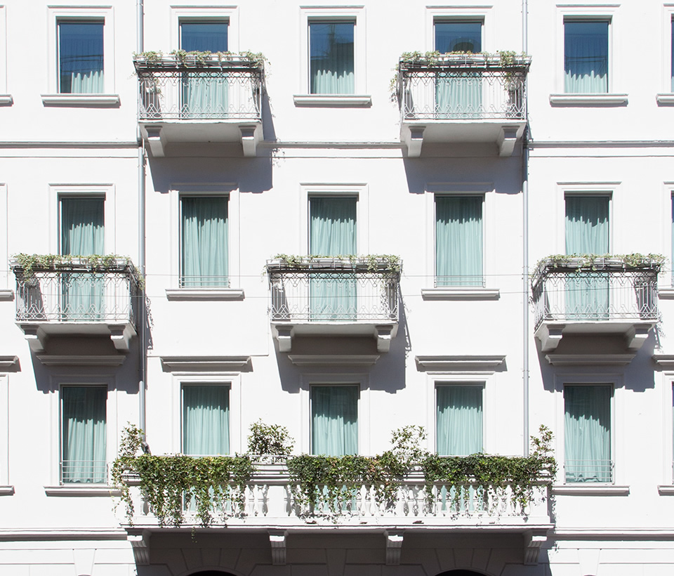 Fassade des Senato Hotels Milano